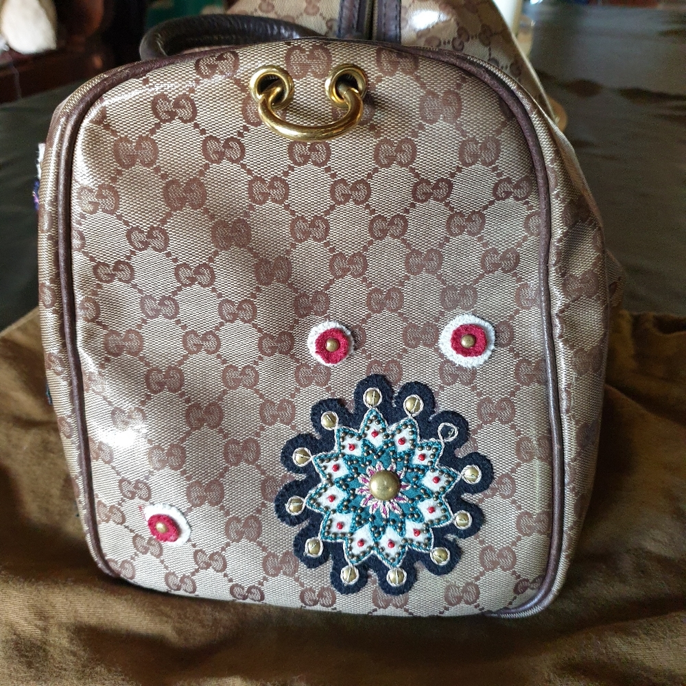 Gucci Multicolor Embroidered Bag - Picture 7 of 15
